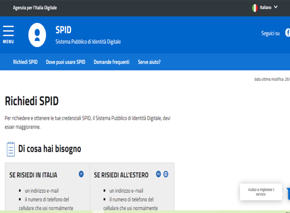 Spid obbligatorio anche per Inps. Si chiede entro il 1° ottobre