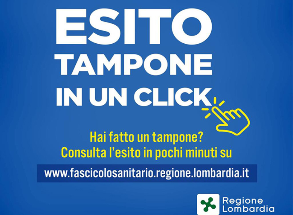 Tampone Covid-19: l’esito si può controllare dal fascicolo sanitario elettronico