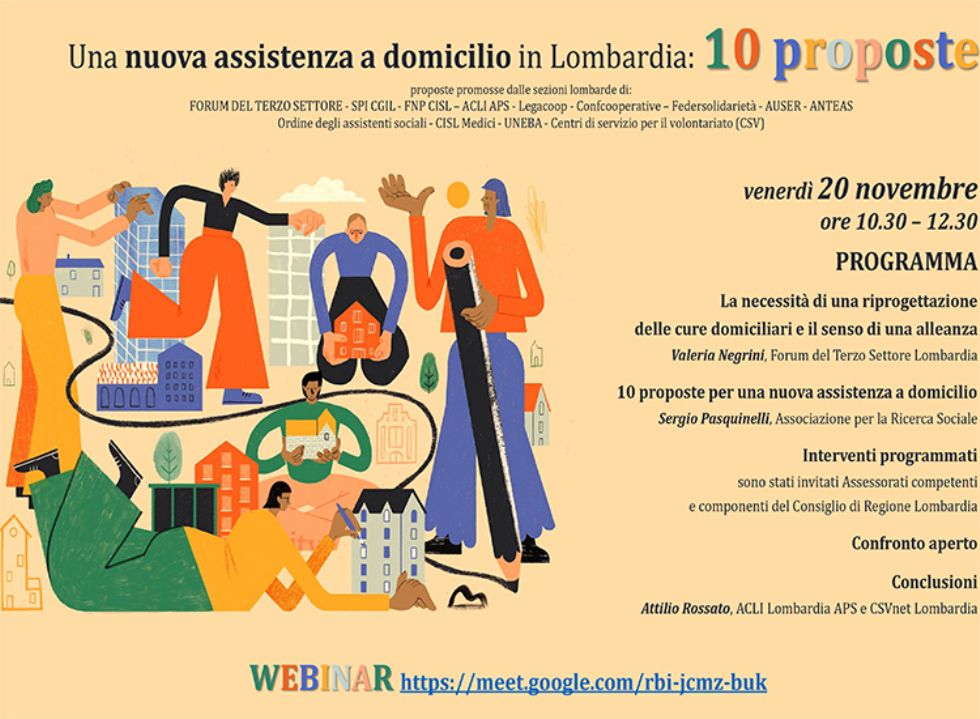 20 novembre 2020: proposte per una nuova assistenza a domicilio in Lombardia