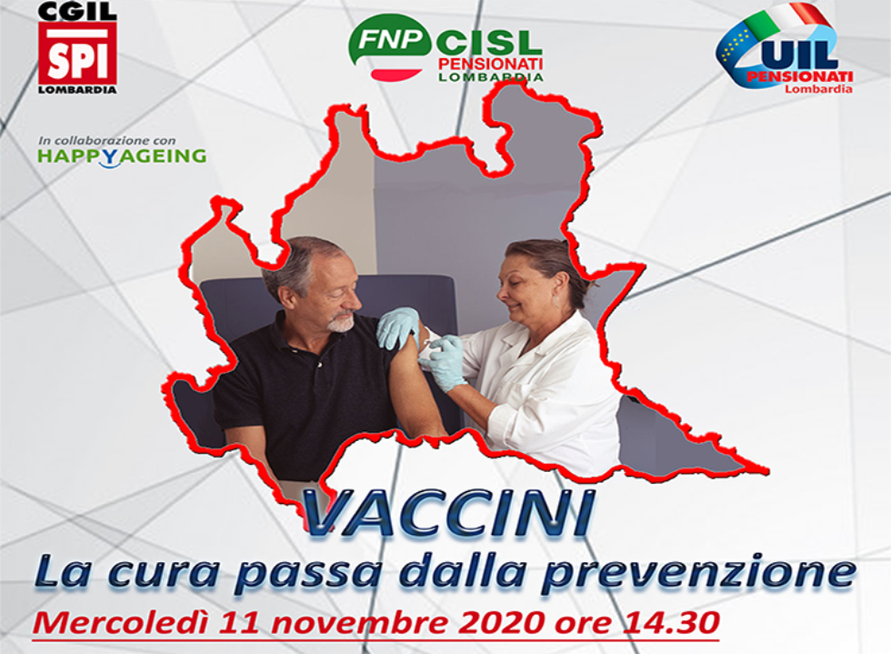 Vaccini: la cura passa dalla prevenzione. In diretta on line mercoledì 11 novembre