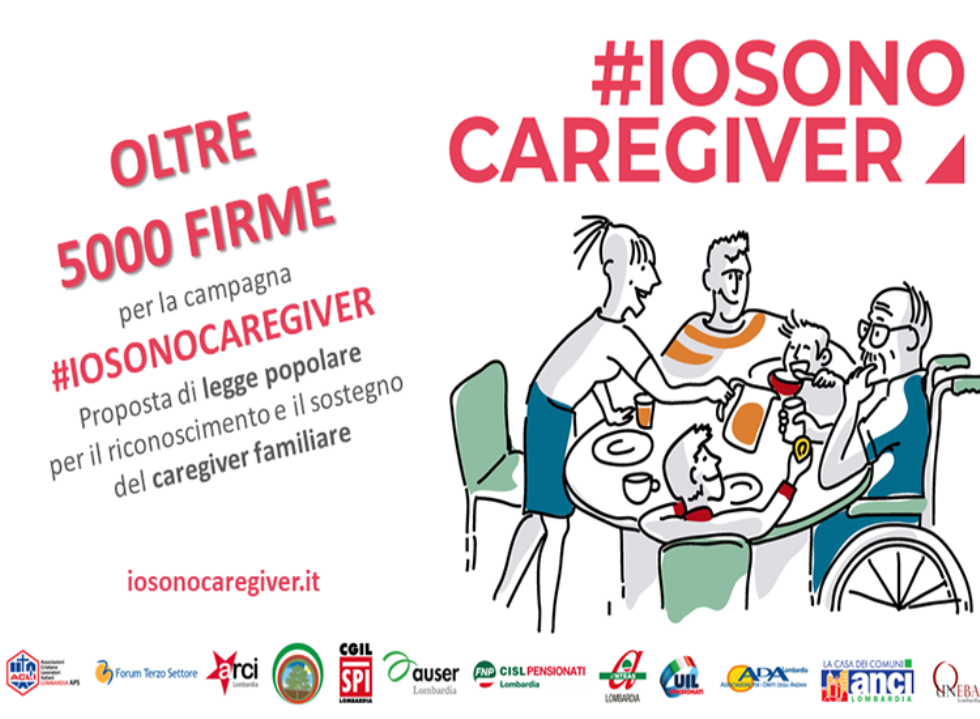 #Iosonocaregiver: consegnate in Regione le firme per la proposta di legge popolare