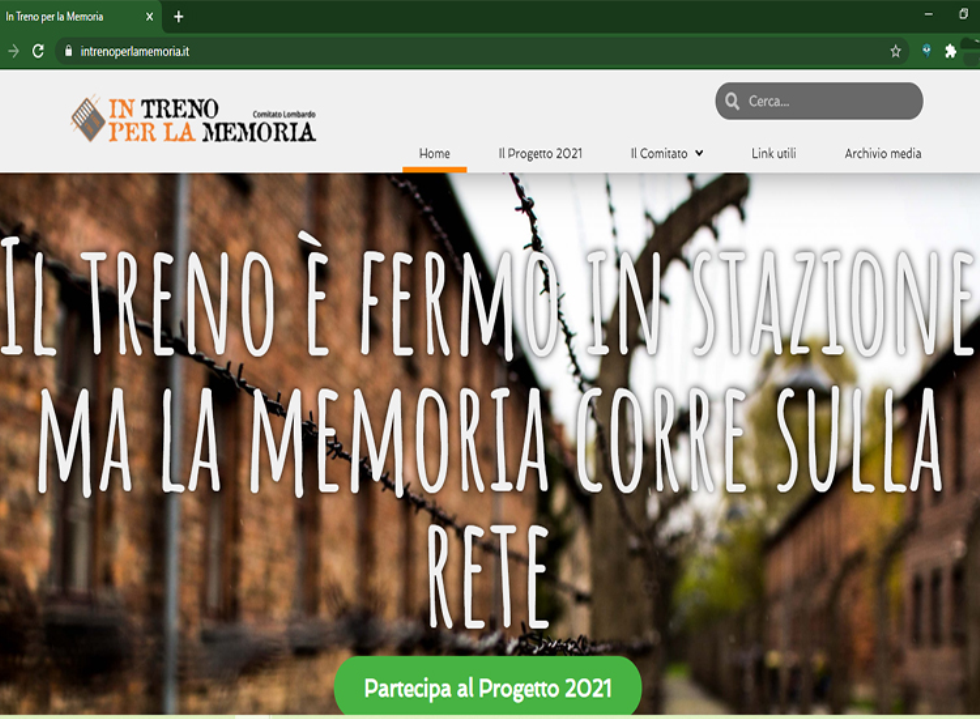 Treno della memoria 2021 di Cgil Cisl e Uil: l’evento web per le scuole lombarde