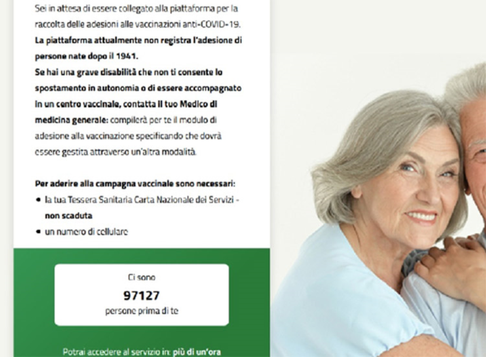 Portale di Regione Lombardia per i vaccini Covid in tilt dopo poche ore 