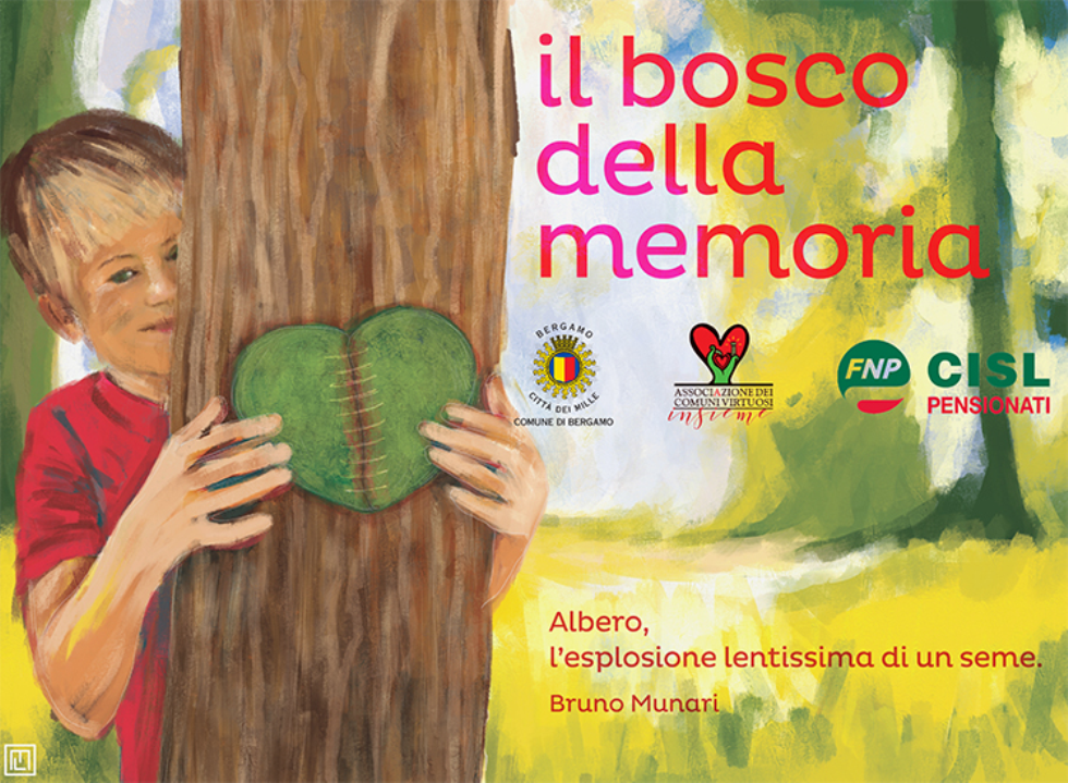 Bosco della Memoria di Bergamo: il sindacato apre la raccolta di fondi
