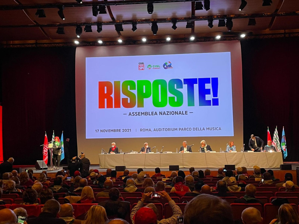Assemblea unitaria pensionati, Domaneschi: 