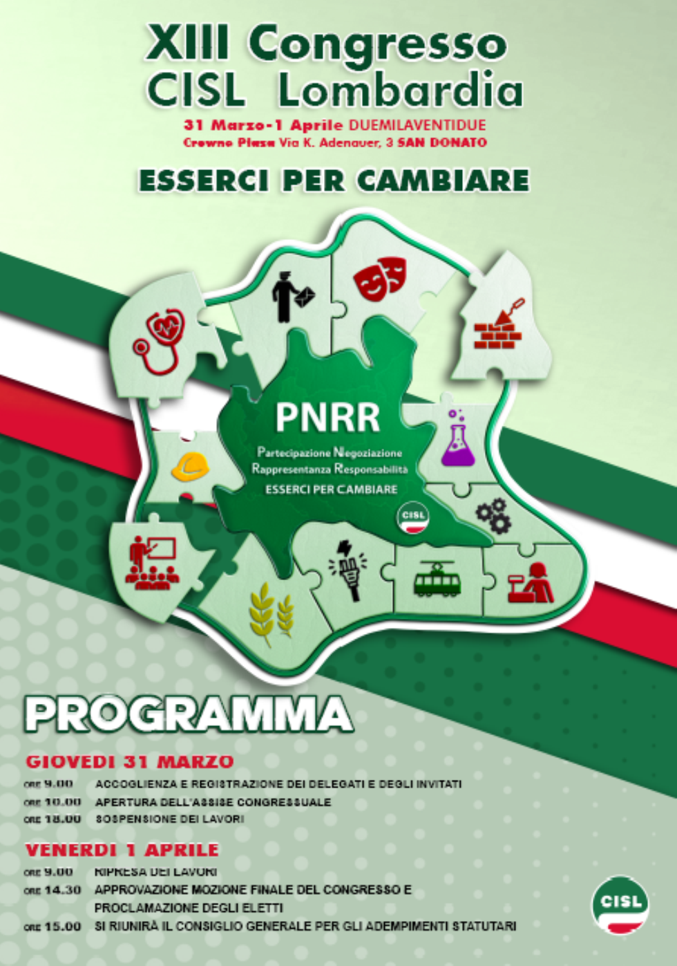 XIII Congresso Cisl Lombardia