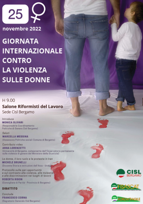 Iniziativa a Bergamo: Giornata internazionale contro la violenza sulle donne