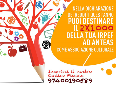 2x1000 e 5x1000 ad Anteas: una donazione utile per le comunità e gli anziani 