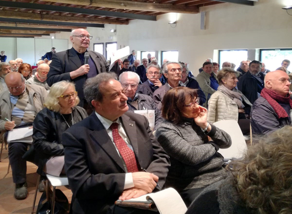 Pubblico al convegno su Europa 2019 a Mirasole