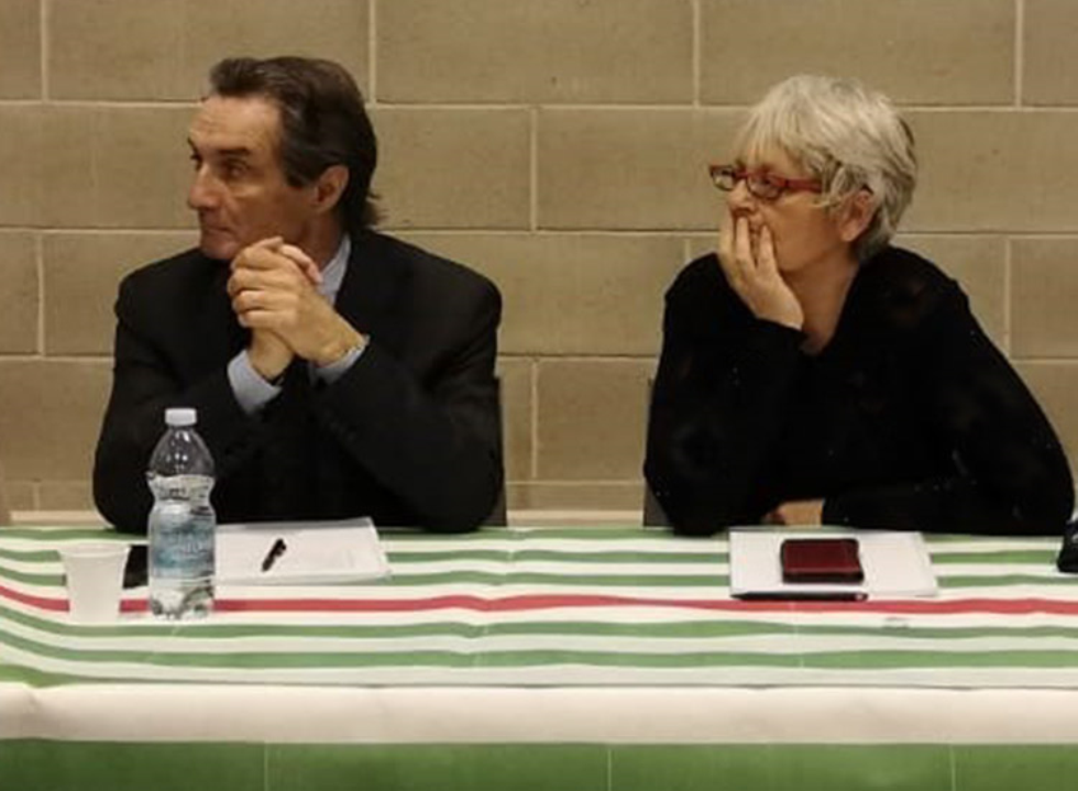 Attilio Fontana e Annamaria Furlan