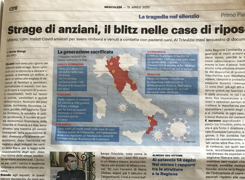 Il Giorno 15 aprile 2020