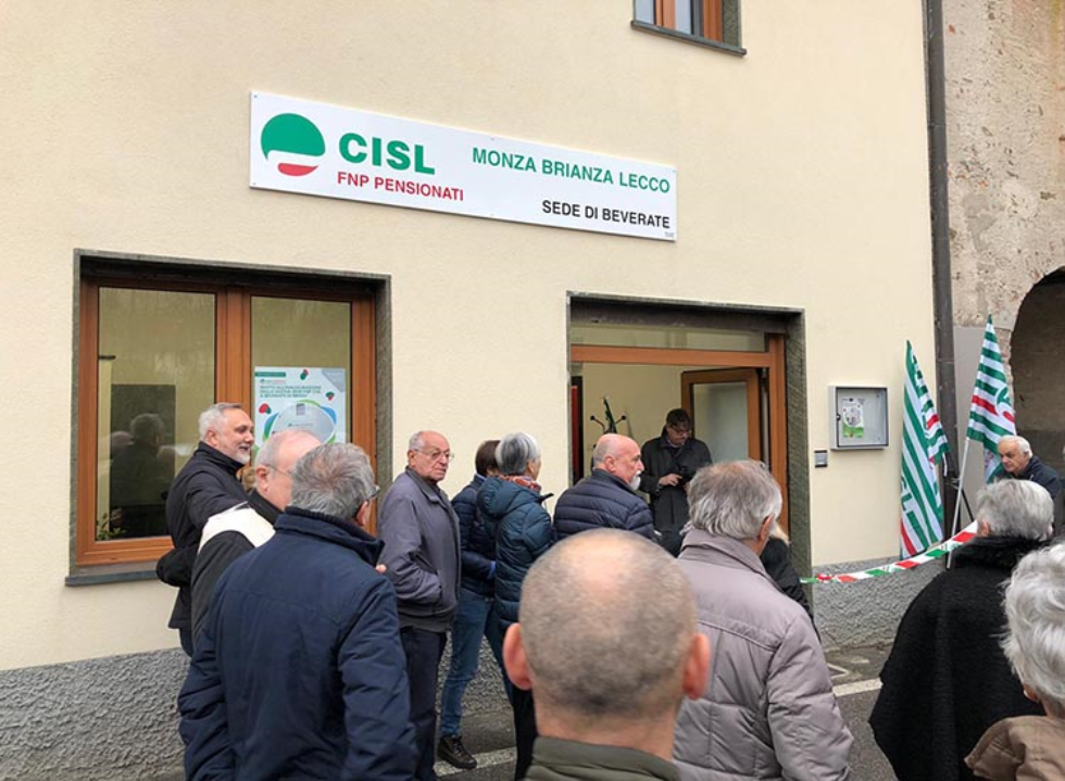 Beverate di Brivio, nuova sede Fnp Cisl