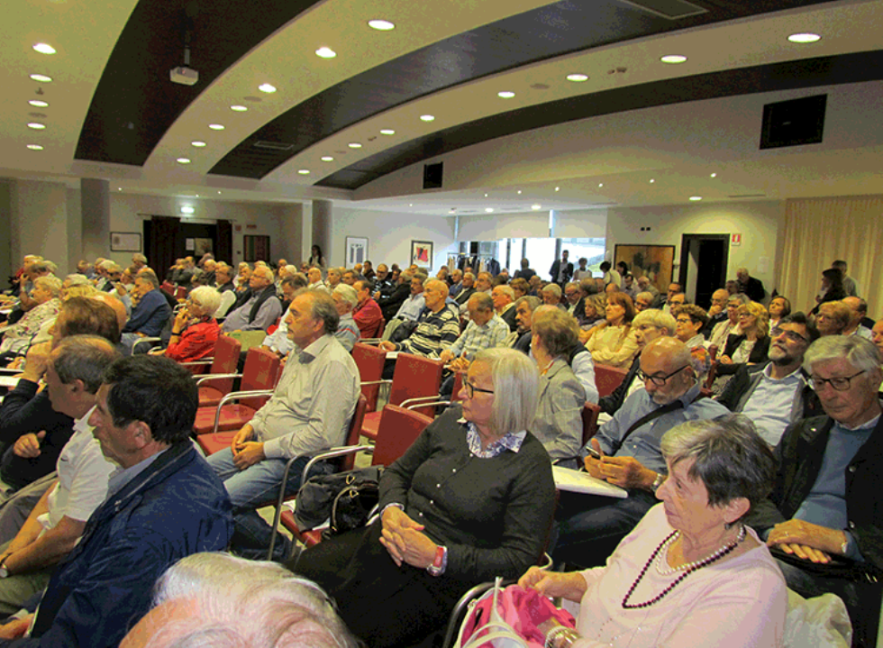 Pubblico in sala, Castelnuovo del Garda ottobre 2019
